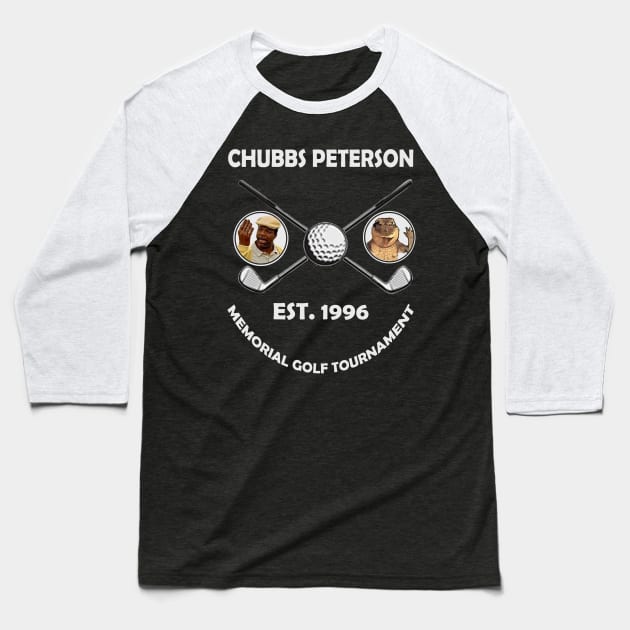 Chubbs Peterson - Golf Tournament 1996 Baseball T-Shirt by misuwaoda